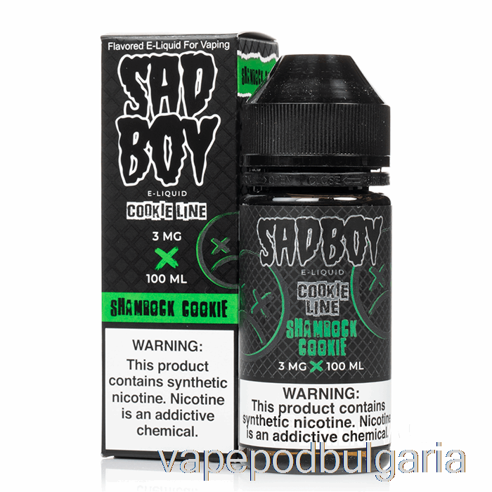 Vape Течности Shamrock Cookie - Sadboy - 100ml 0mg